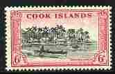 Cook Islands 1949-61 Penrhyn Village 6d unmounted mint, S...