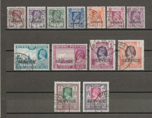 BURMA 1946 SG O28/40 USED Cat £250