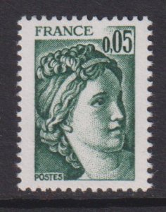 France  #1562  MNH  1978   Sabine  5c