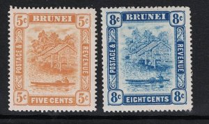 Brunei SG# 49 & 50 Mint Hinged / Light Higned - S19518