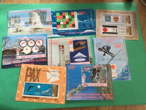 Sapporo Olympic City 1972 8 stamps sheets A20170