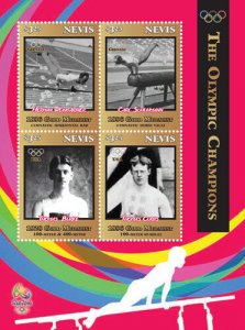 Nevis 2016 - 1896 Rio Olympic Champions - Sheet of 4 Stamps - Scott #1896 - MNH