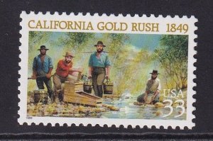 United States  #3316 MNH 1999  California gold rush