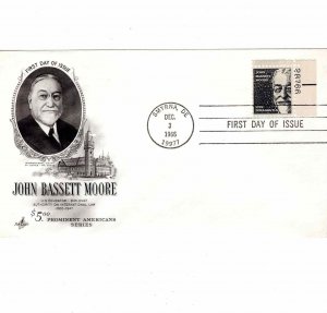 USA 1966 FDC Sc 1295 John Bassett Moore Artcraft United States First Day Cover