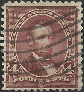 # 280a Lilac Brown Used FAULT Abraham Lincoln