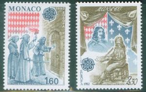 MONACO Scott 1329 MNH** 1982 Europa set