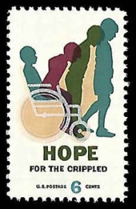 PCBstamps   US #1385 6c Crippled Children, MNH, (18)