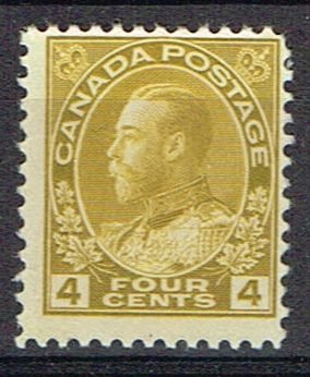 Canada F MNH Dry Printing Scott 110d