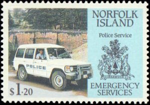 Norfolk Island #534-537, Complete Set(4), 1993, Firefighting Related, Never H...