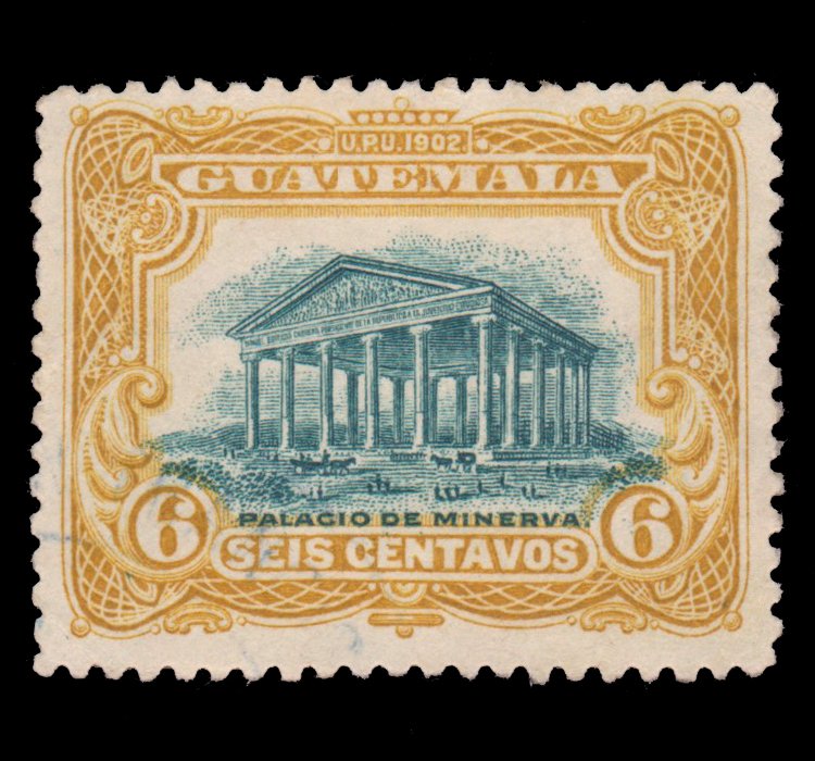 GUATEMALA STAMP 1902 SCOTT # 117. USED. # 7