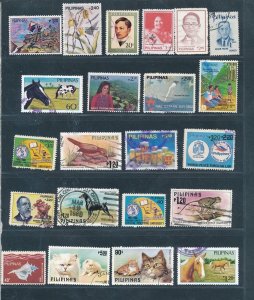 D450432 Philippines Nice selection of VFU stamps
