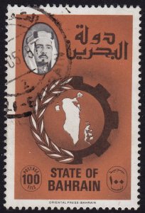 Bahrain - 1977 - Scott #232 - used - Map Sheik Isa