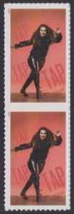 US 5610 Tap Dance Michela Marino forever vert pair (2 stamps) MNH 2021 