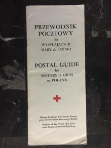1979 US Red Cross Guide To Senders Of Gifts Cover To Poland