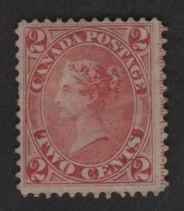 Canada Sc#20 M/H/F-VF, Cv. $1,250