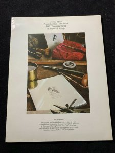 USPS Commemorative Stamp Year book, MNH Stamps year of 1980