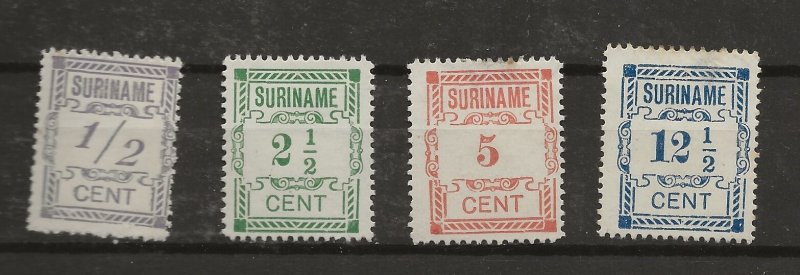 Suriname 1912 help issue  MNG