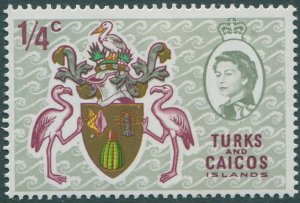 Turks and Caicos Islands 1969 SG297 ¼c QEII Arms MLH
