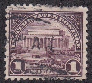 U.S. # 571, used $1.00 stamp