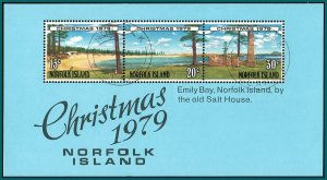 Norfolk Island 1979 Christmas, MS, used #253a,SGMS233