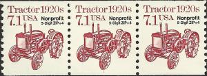 P.N.C. 1 # 2127b MINT NEVER HINGED PRE-CANS. TRACTOR