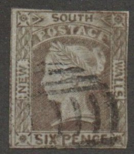New South Wales 18a  Walls error Used