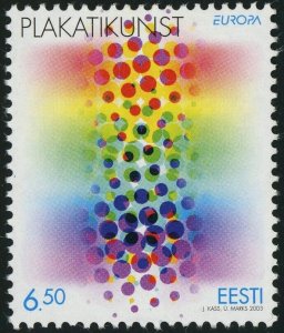 Estonia #458 Europa Poster Art 6.50K Postage Stamp 2003 Eesti MLH