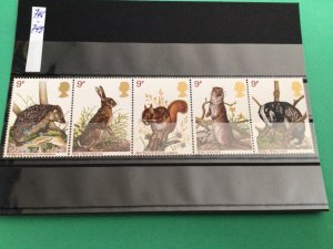 Wildlife of Great Britain mint never hinged stamps A12201