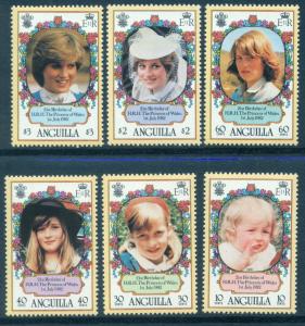 ANGUILLA SC# 485-90 F-VF MNH 1982