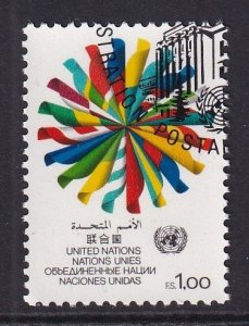 United Nations  Geneva  #106 cancelled 1982 flags 1fr