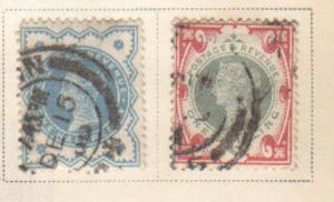 Great Britain #125-6 Used