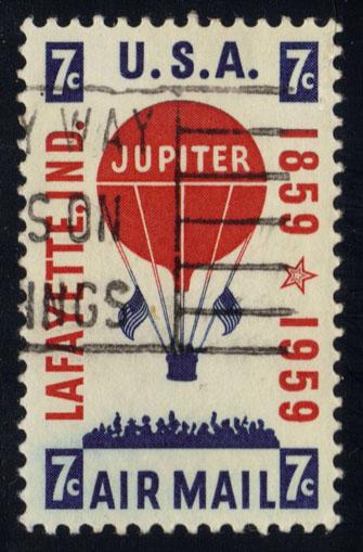 US #C54 Balloon Jupiter; used (0.25)