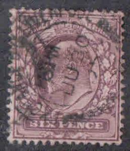 Great Britain ~ 1902 ~ # 135 ~ Edward VII ~ Used ~ cv $ 9.00