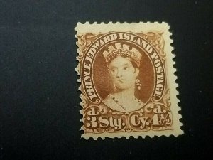 KAPPYSSTAMPS CANADA PRINCE EDWARD ISLAND #10 1870 4 1/2p UNUSED NO GUM GS0853