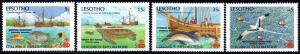 Lesotho - 1987 Columbus Explorations Set & MS MNH** SG 781-785