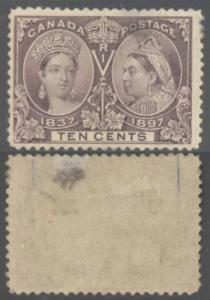 Canada ~ #57 ~ 10c Jubilee ~ MH ~