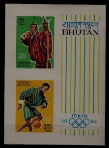 Bhutan B4 MNH s/s Olympic-64 SCV20