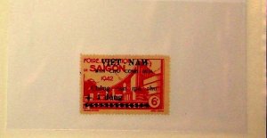 NORTH VIET NAM - Viet Minh Sc 1L51 LH ISSUE OF 1945 - OVERPRINT ON 6C