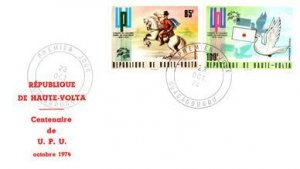 Upper Volta, Worldwide First Day Cover, U.P.U. Universal Postal Union