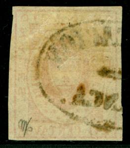 COLOMBIA 1861 ARMS of New GRANADA 20c red Sc# 17 PURIFICACION - FRANCA cancel