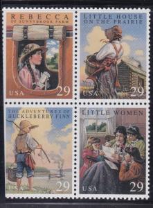 US 2785-2788, MNH Block of 4 - Classic Childrens Books