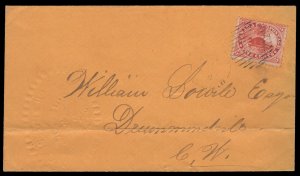 Queen's Arms Hotel Embossed. 