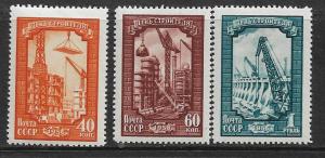 RUSSIA  1855-1857    MINT HINGED,  BUILDERS DAY 1956