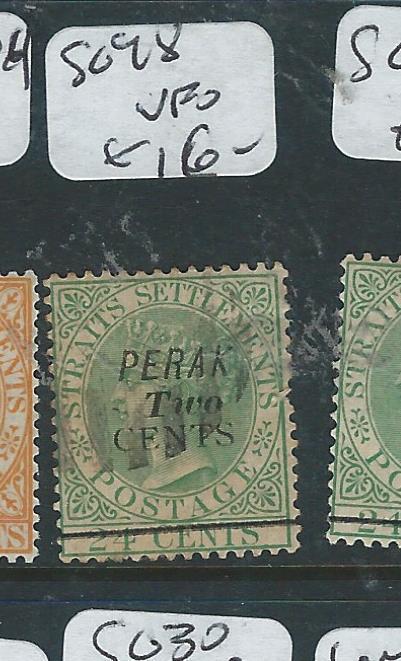 MALAYA PERAK (PP2607B) QV 2C/24C SG 48  VFU