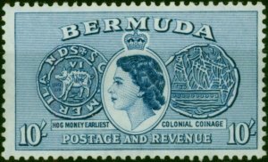 Bermuda 1953 10s Deep Ultramarine SG149 Fine MM