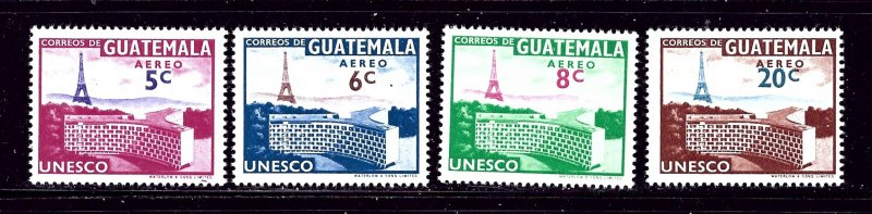 Guatemala C244-47 MNH 1960 Unesco