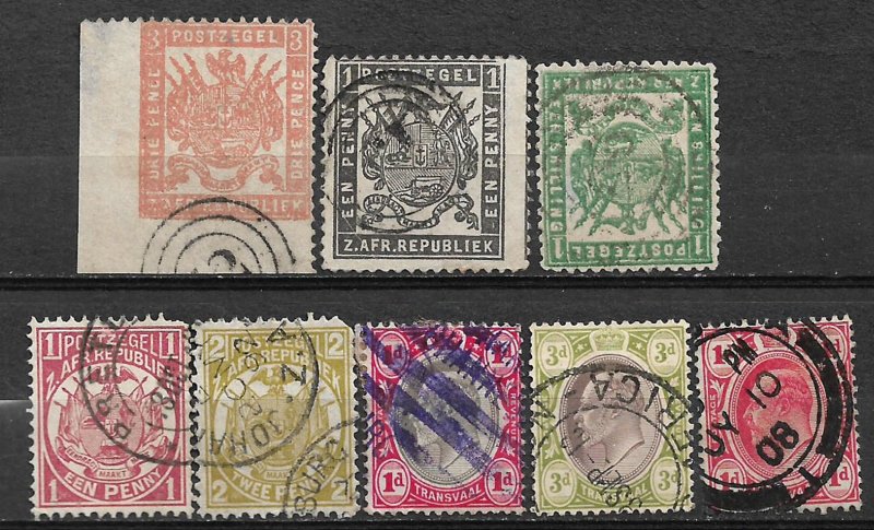 +COLLECTION LOT OF # 815 TRANSVAAL 1874+ 8 CV+$54