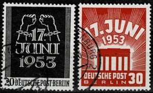 Germany 1953,Sc.#9N99-100 used