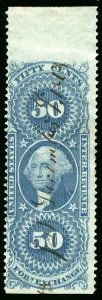 USA R56b VF, part perf, Huge sheet margin at top,  RARE TO FIND! Retail $125