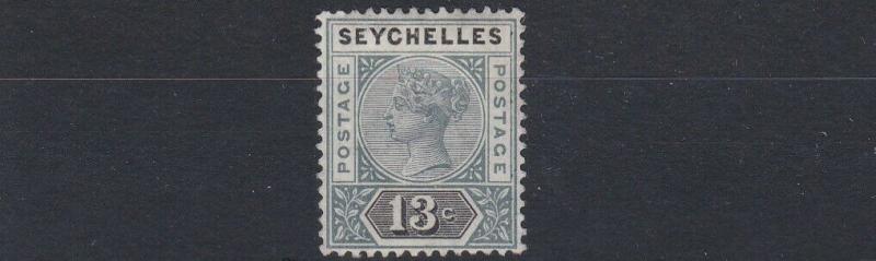 SEYCHELLES  1890 - 92         S G 13  13C  GREY & BLACK        MH 